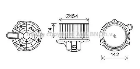 Вентилятор отдыхающего SANTA FE (выр-во AVA) AVA COOLING HY8348