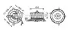 Вентилятор обігрівача салону MB E-class (W210) (95-03) AVA AVA COOLING MS8610 (фото 1)