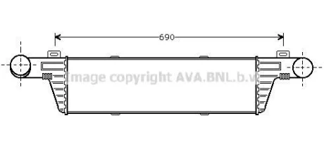 Фото интеркулер MB E-Class W210 (98-) AVA AVA COOLING MSA4224 Интеркулер MB E-Class W210 (98-) AVA AVA COOLING MSA4224