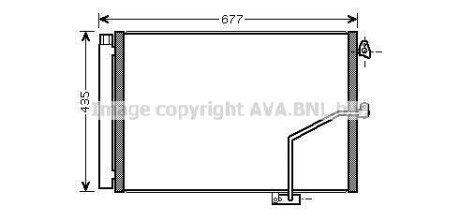 Радиатор кондиционера AVA AVA COOLING MSA5450D