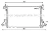AVA CHEVROLET Радіатор системи охолодження VOLT EV 150 11-, OPEL AVA COOLING OL2601 (фото 1)