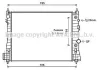 AVA OPEL Радіатор системи охолодження двигуна MOKKA 1.7 CDTI 12-, CHEVROLET AVA COOLING OL2655 (фото 1)