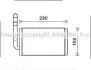 Радіатор обігрівача CHEVROLET CAPTIVA (2007) 2.0 VCDI (AVA) AVA COOLING OL6570 (фото 1)