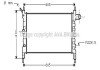 AVA OPEL радіатор охолодження Astra F 1.4/1.6 AVA COOLING OLA2023 (фото 1)