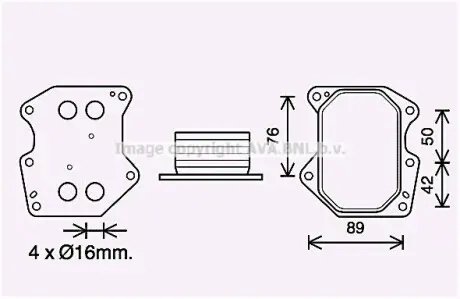 Радіатор масляний AVA AVA COOLING PE3400