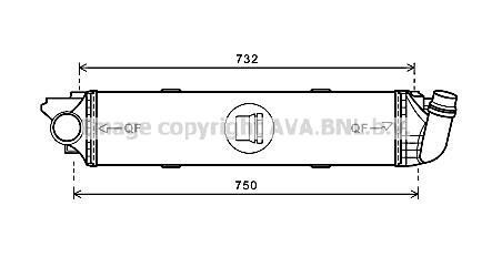 Інтеркулер AVA AVA COOLING RT4622