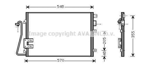 Радіатор кондиціонера AVA AVA COOLING RT5376D