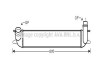 Интеркулер RENAULT LAGUNA (2008) 2.0 DCI (выр-во AVA) AVA COOLING RTA4462 (фото 1)