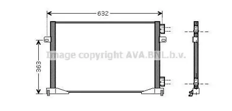 Радіатор кондиціонера AVA AVA COOLING RTA5400