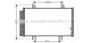 AVA LEXUS Радіатор кондиціонера (конденсатор) з осушувачем GS 250 11-, GS 350 11- AVA COOLING TO5662D (фото 1)