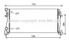 Радіатор Golf VII 2.0 TDi*04/12- (VW2344) (AVA) AVA COOLING VNA2344 (фото 1)