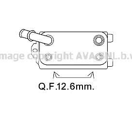 Радиатор масляный FORD MONDEO/VOLVO (выр-во AVA) AVA COOLING VO3170