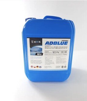 Жидкость AdBlue для понижения выбросов SCR (мочевина) <> 10 л Axxis 502095 AUS 32