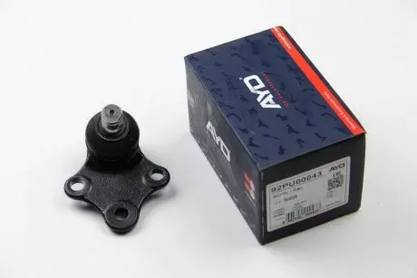 Опора кульова передня (кін 16mm) CITROEN BERLINGO (-11), XSARA (-05), PEUGEOT 306 (-03), PARTNER (-08) AYD 92-00043