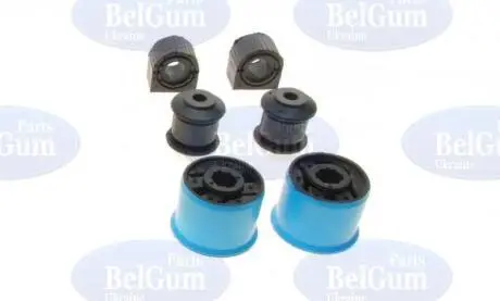 Комплект передньої підвіски VW Caddy/Golf/Passat/Tiguan/Touran 05- (d=23mm) (4 сайлент.важ/2 втулк.стаб. d=23mm) BELGUM PARTS BGKIT-8