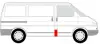 Стійка кабіни Прав (нижня частина) VW TRANSPORTER T4 07.90-04.03 BLIC 6504-03-9558562P (фото 2)