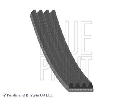 Ремінь 4PK673 ALFA FIAT 1,0-1,2 HYUNDAI 0,8-1,1: Atos, Getz LANCIA 1,1/1,2 BLUE PRINT AD04R673