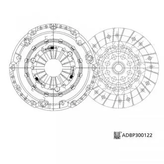 Комплект зчеплення BLUE PRINT ADBP300122