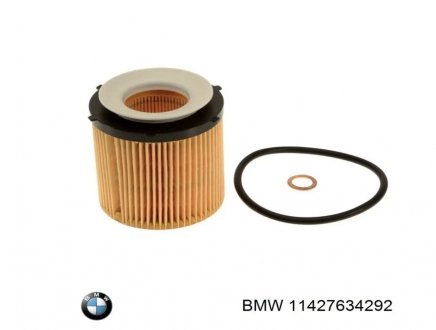 Фильтр масляный 3 (F30)/5 (F10/F11)/X3 (F25) 2.0i 11- N20/N55 BMW 11427634292