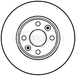 - Диск гальмівний (2 шт) BORG & BECK BBD5226