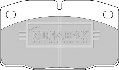 Гальмівні колодки до дисків BORG & BECK BBP1117