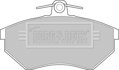 - Гальмівні колодки до дисків BORG & BECK BBP1427