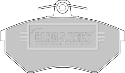 - Тормозные колодки для дисков BORG & BECK BBP1427