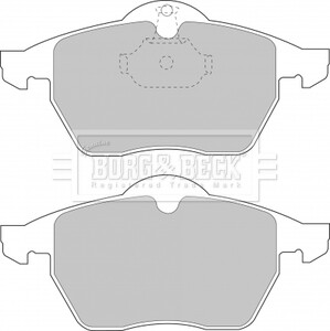 - Гальмівні колодки до дисків BORG & BECK BBP1444