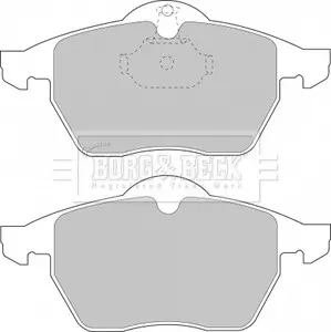 - Гальмівні колодки до дисків BORG & BECK BBP1444