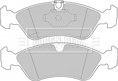 - Тормозные колодки для дисков BORG & BECK BBP1474