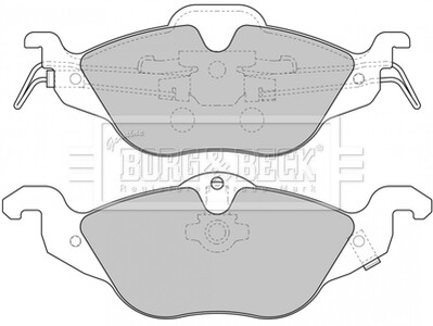 - Гальмівні колодки до дисків BORG & BECK BBP1563