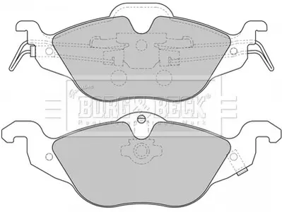 - Тормозные колодки для дисков BORG & BECK BBP1563