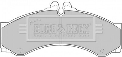 - Гальмівні колодки до дисків BORG & BECK BBP1589