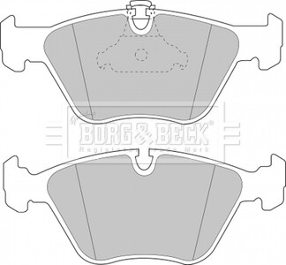 - Гальмівні колодки до дисків BORG & BECK BBP1590