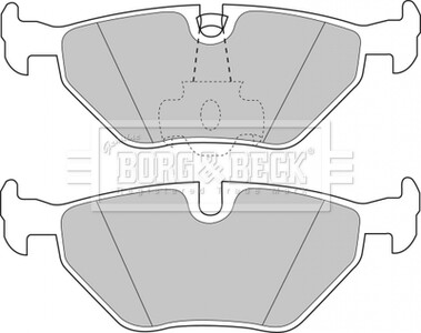 - Гальмівні колодки до дисків BORG & BECK BBP1591