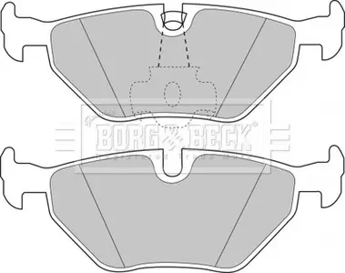 - Гальмівні колодки до дисків BORG & BECK BBP1591