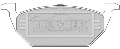 - Гальмівні колодки до дисків BORG & BECK BBP1618