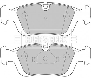 - Гальмівні колодки до дисків BORG & BECK BBP1627 (фото 1)