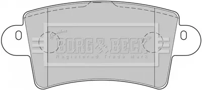 - Гальмівні колодки до дисків BORG & BECK BBP1773