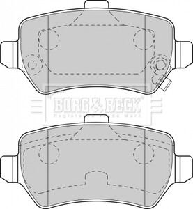 - Гальмівні колодки до дисків BORG & BECK BBP1777