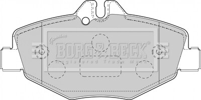 - Гальмівні колодки до дисків BORG & BECK BBP1796