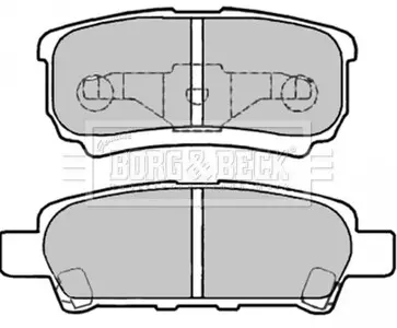 - Гальмівні колодки до дисків BORG & BECK BBP2003