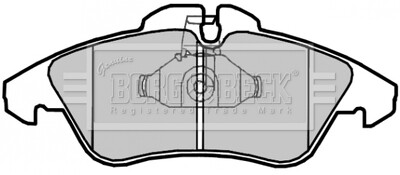 - Гальмівні колодки до дисків BORG & BECK BBP2071