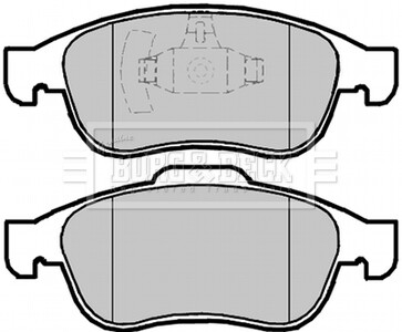 - Тормозные колодки для дисков BORG & BECK BBP2098
