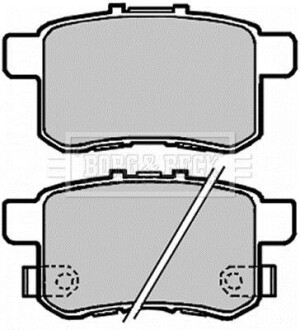 - Тормозные колодки для дисков BORG & BECK BBP2103
