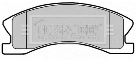 Тормозные колодки для дисков BORG & BECK BBP2148