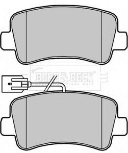 - Тормозные колодки для дисков BORG & BECK BBP2267