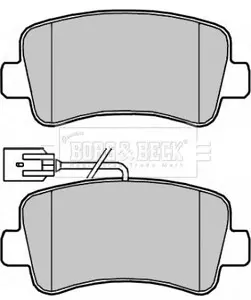 - Гальмівні колодки до дисків BORG & BECK BBP2267