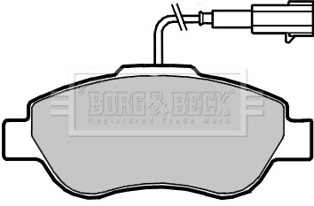 - Тормозные колодки для дисков BORG & BECK BBP2416