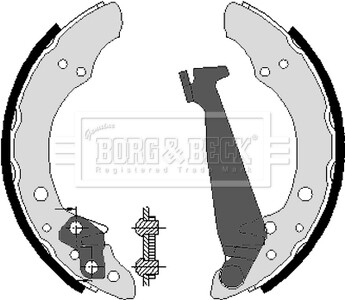 - Тормозные колодки для барабанов BORG & BECK BBS6213